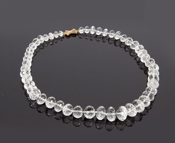 Collana di cristallo di rocca
