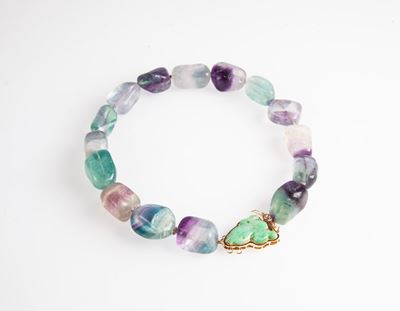 Girocollo in Fluorite e Oro