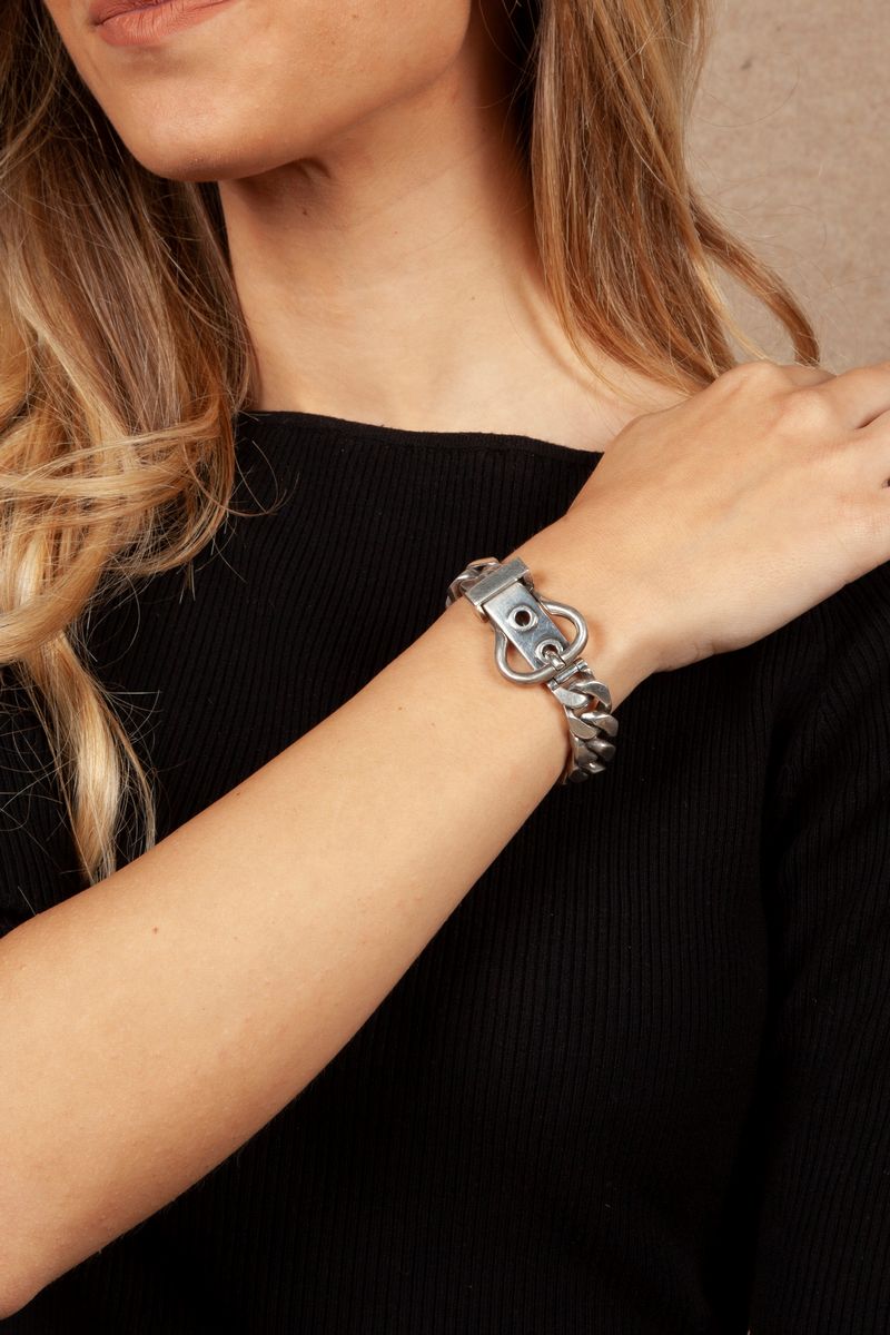 Gucci - Bracciale Groumette in Argento 800