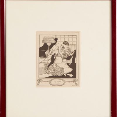Franz Von Bayros - Tre Scene Galanti Semi-erotiche