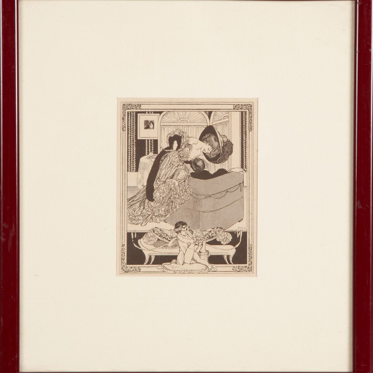 Franz Von Bayros - Tre Scene Galanti Semi-erotiche