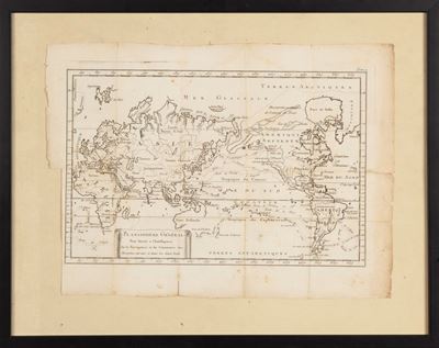 Rigobert Bonne - Planisphere General Pour Servir a L'intelligence De la Navigation Et Du Commerce...