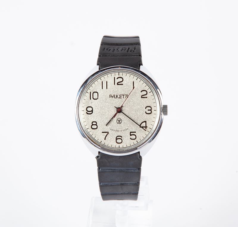 Raketa - Orologio da Polso al Quarzo da Uomo in Acciaio