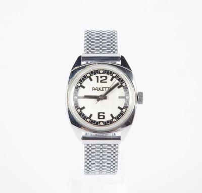 Raketa - Orologio da Polso Automatico da Uomo in Acciaio con Bracciale