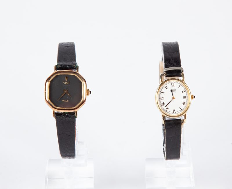Breil Botticelli - Orologio da Polso al Quarzo da Donna in Acciaio e Metallo Placcato Oro Giallo;...