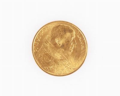 100 Lire Pio XI Anno Santo 1933-34 Stato Città del Vaticano