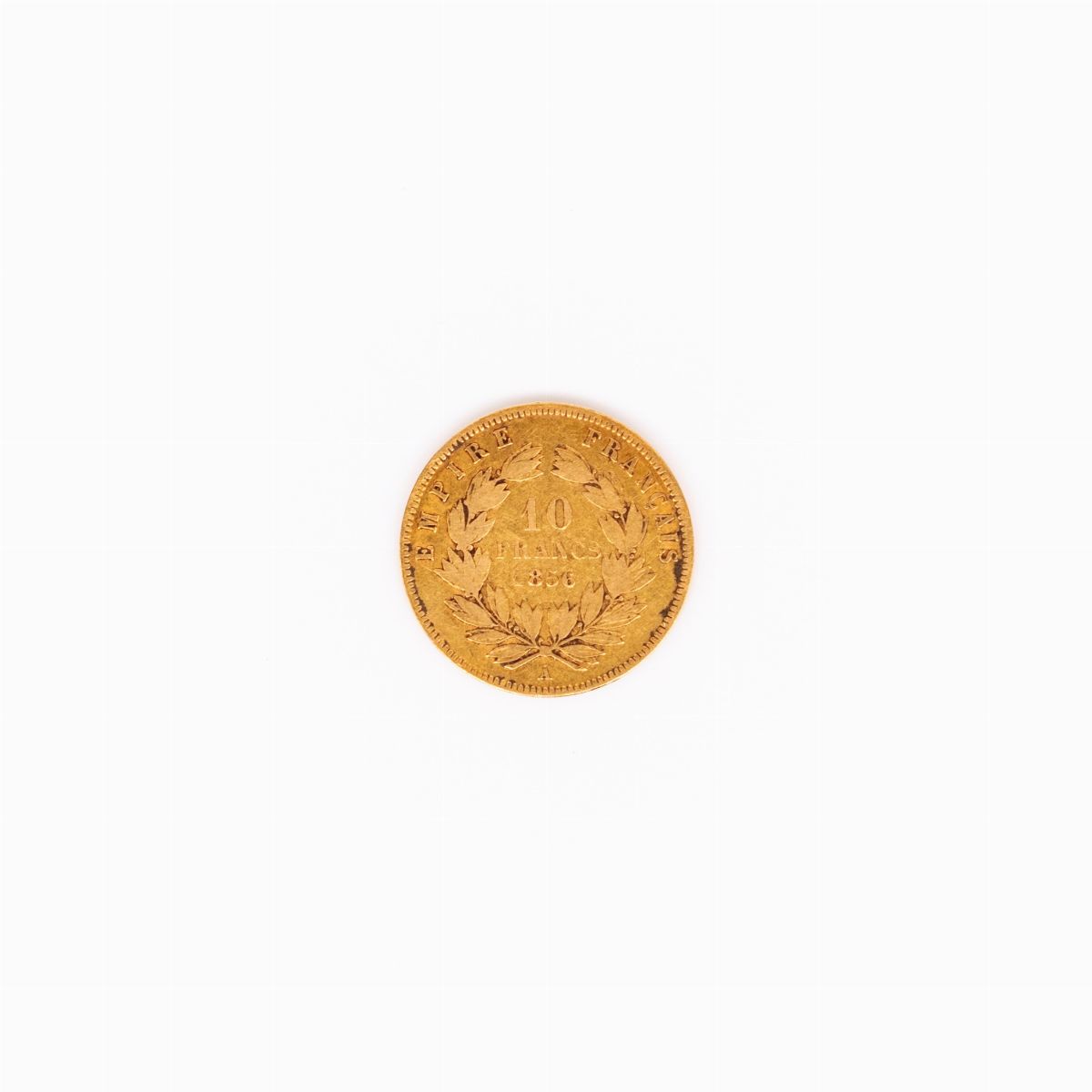 Lotto 2 Monete da 10 Franchi Napoleone III 1856 e 1858 Francia - Parigi