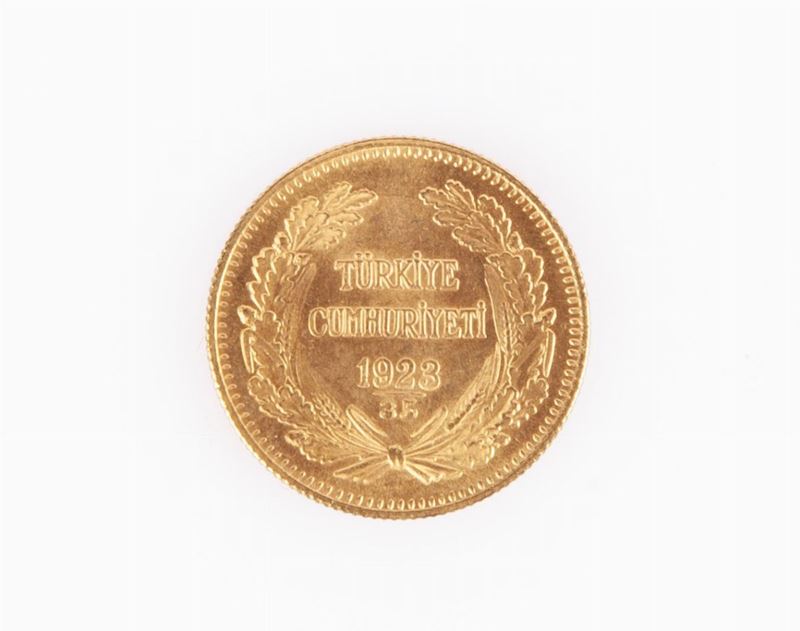 100 Piastre Kemal Atatürk 1923 /35 Turchia