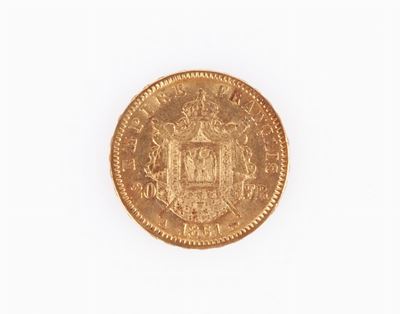 20 Franchi Napoleone III 1861 Francia - Parigi
