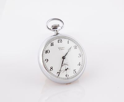 Warner De Luxe - Orologio da Tasca Remontoir da Ferroviere delle Ferrovie dello Stato in Metallo ...