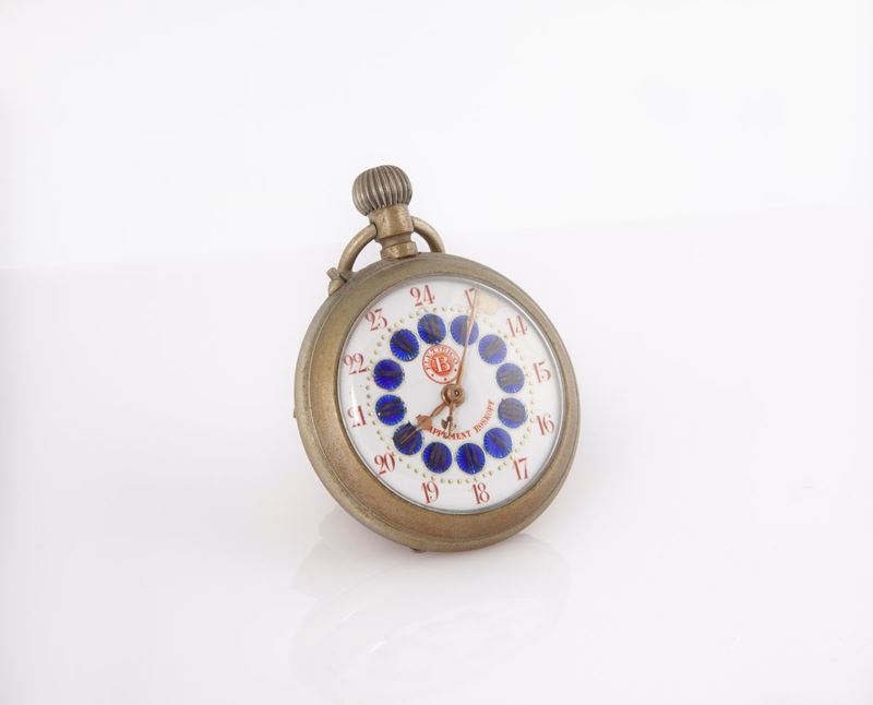 Orologio da Tasca Remontoir da Uomo in Metallo a Scappamento Roskopf