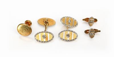 Gemelli con Bottoni da Sparato in Oro 18kt
