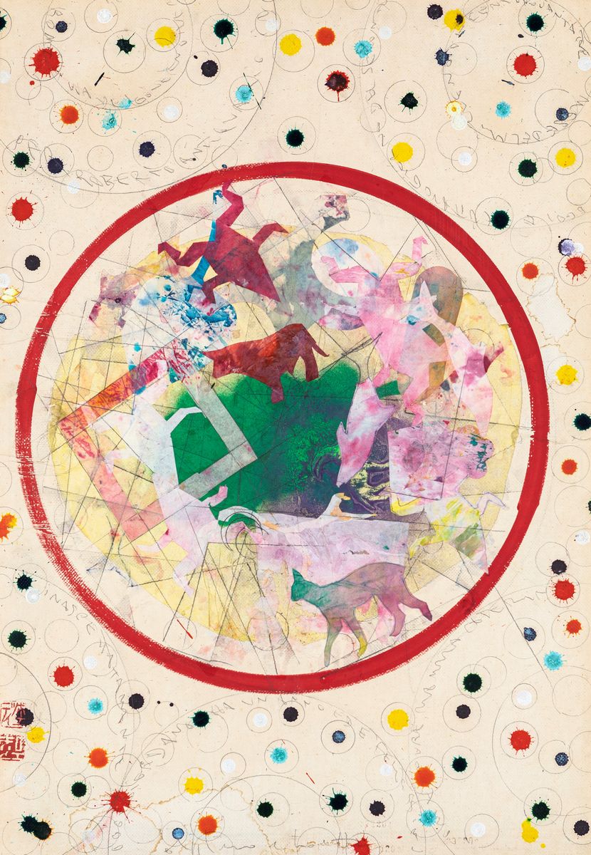 Alighiero Boetti - Senza Titolo (animali Misti)