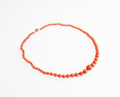 Collana in Corallo e Oro