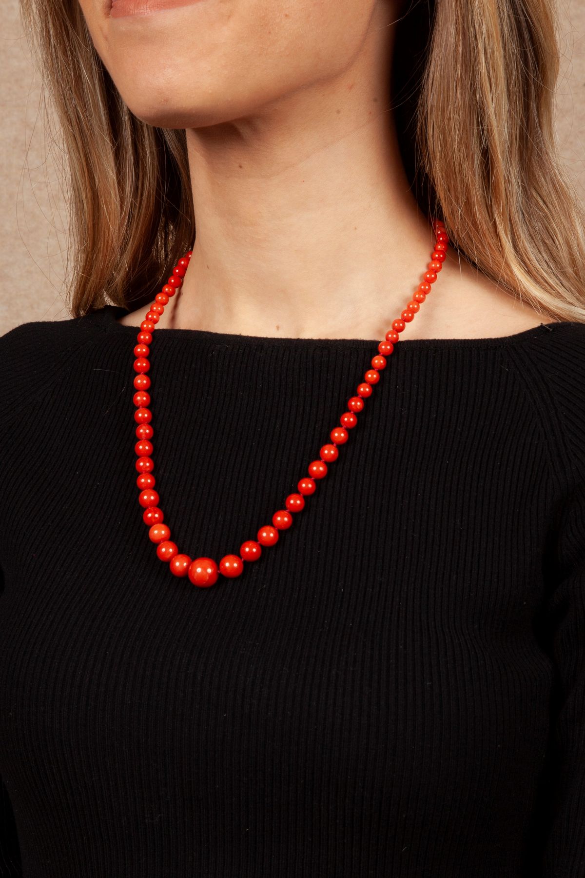 Collana in Corallo e Oro