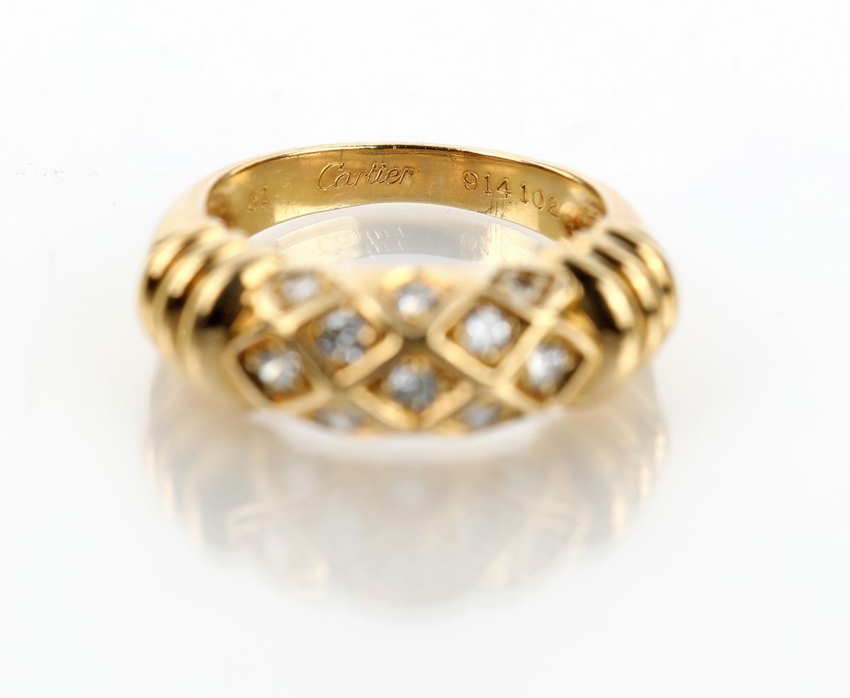 Cartier - Anello in Oro e Brillanti