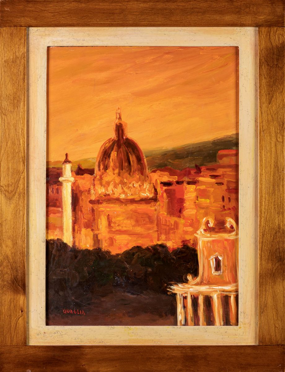 Carlo Quaglia - Veduta di Roma da Palatino