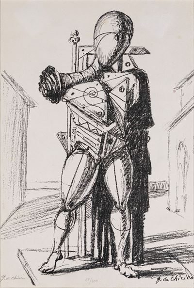 Manichino - Dessins Par G. De Chirico
