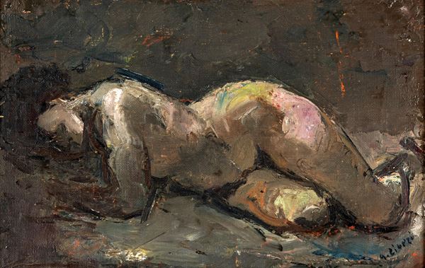 Alberto Ziveri - Nudo di donna sdraiata (nudino)