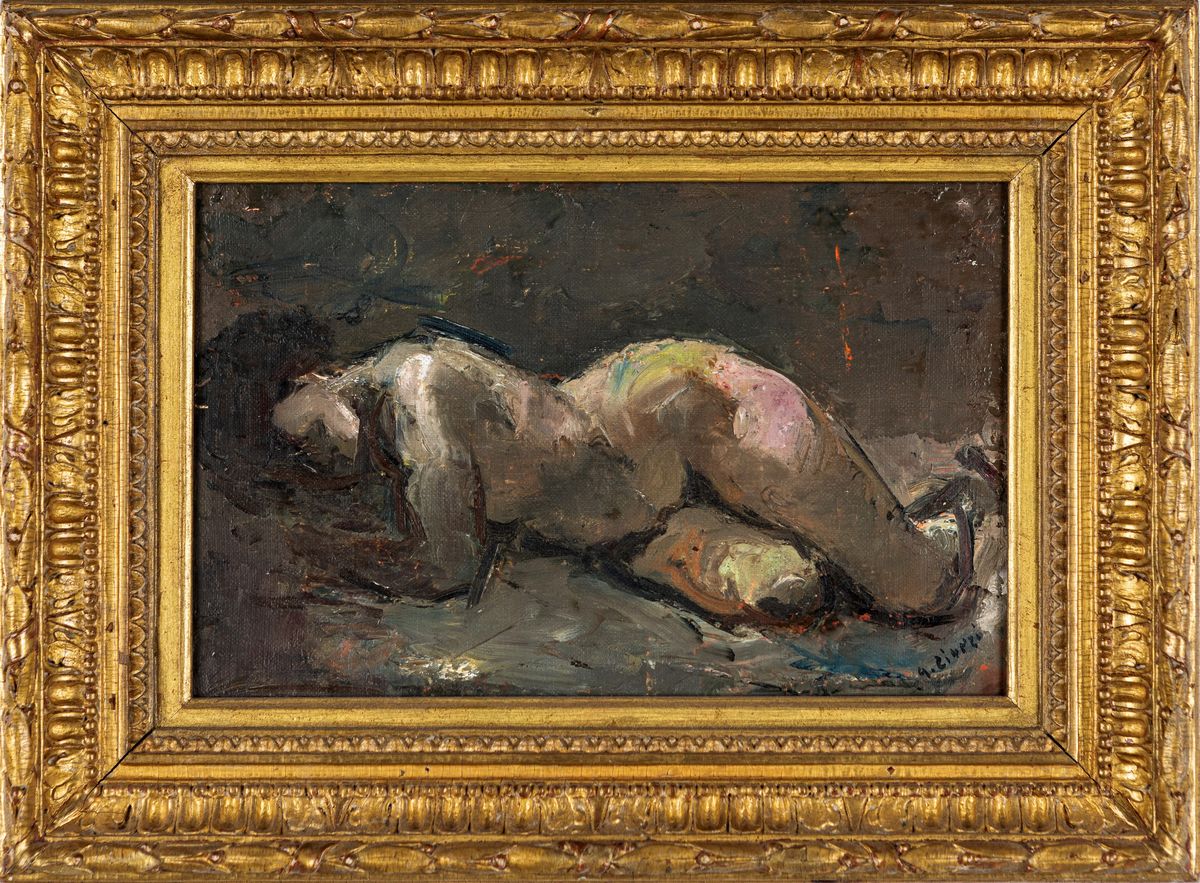 Alberto Ziveri - Nudo di Donna Sdraiata (nudino)