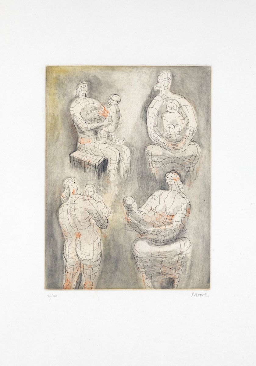 Henry Moore - Senza Titolo