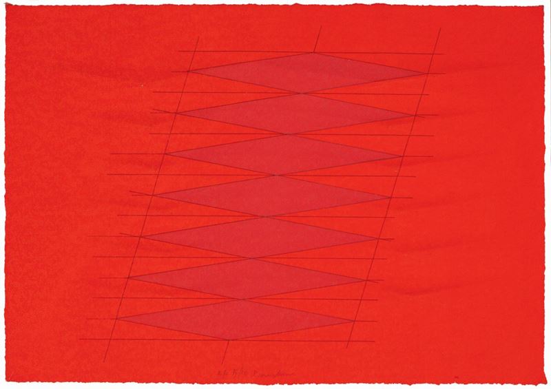 Agostino Bonalumi - Rosso
