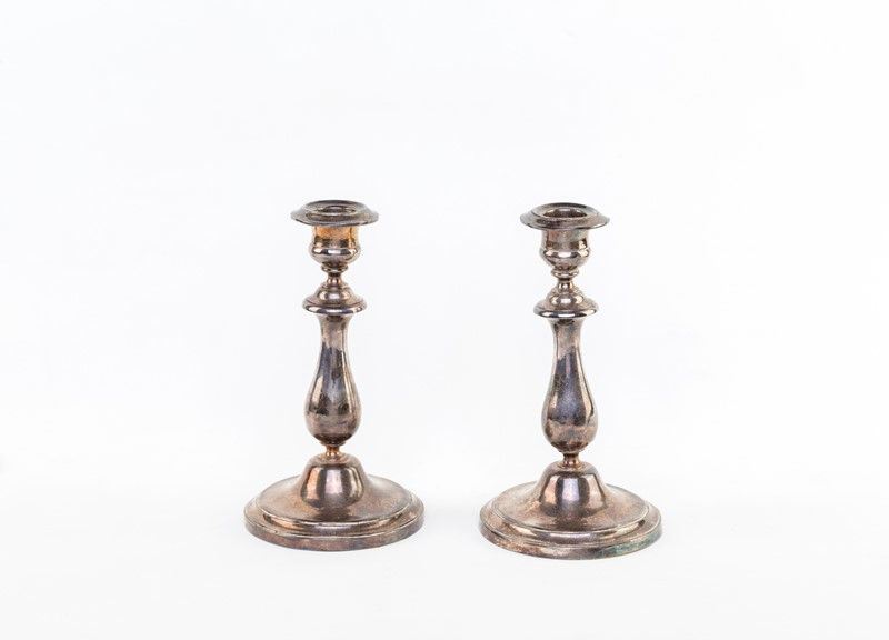 Due Candelabri in Argento