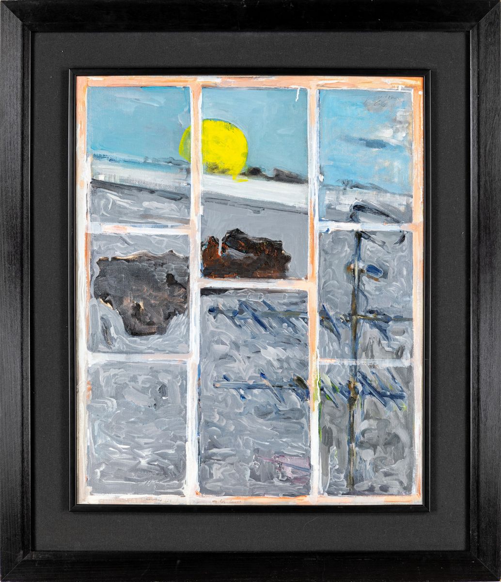 Piero Guccione - I Studio per Paesaggio Luna e Antenna