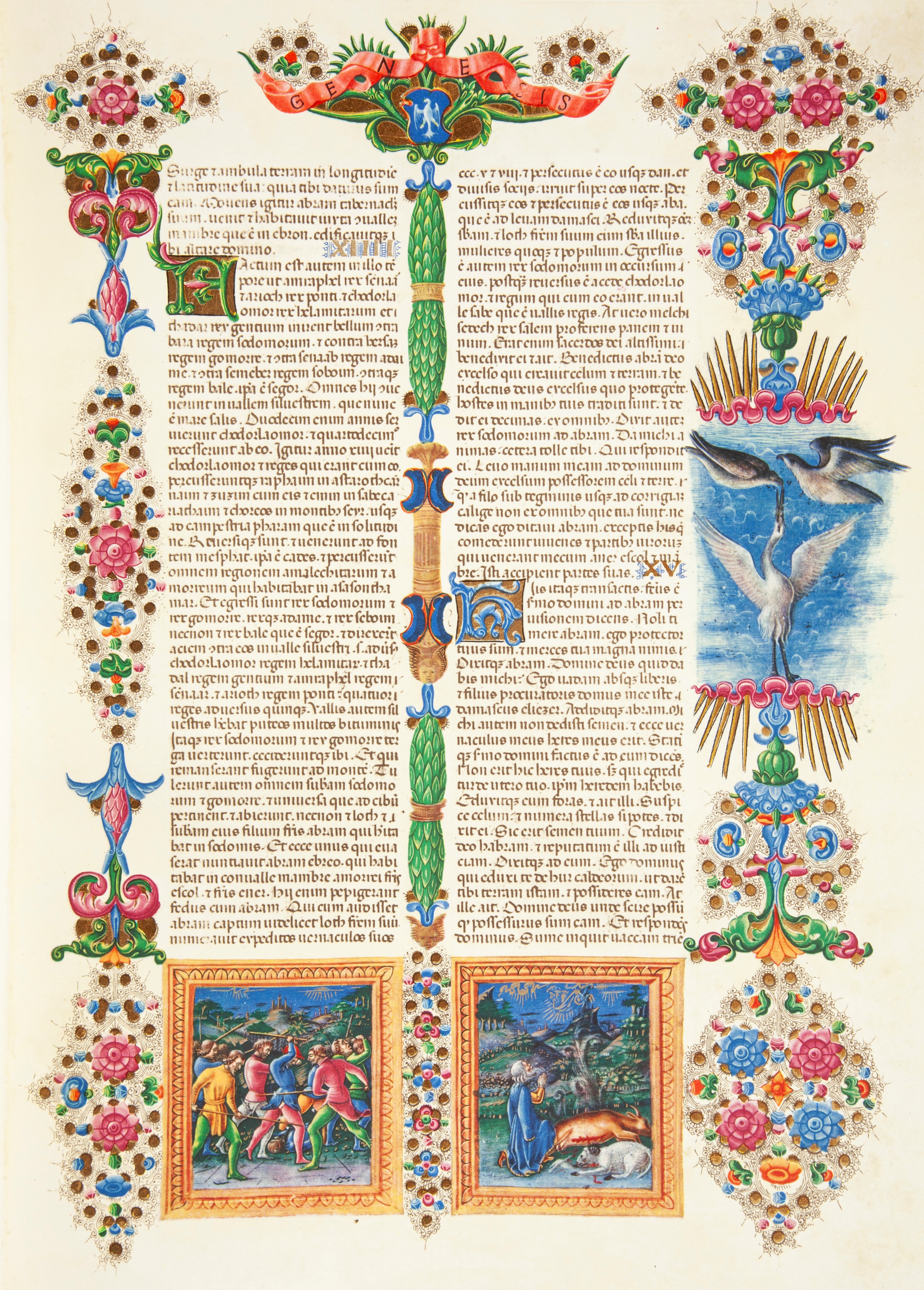 La Bibbia di Borso D'este. a Cura di Giovanni Treccani