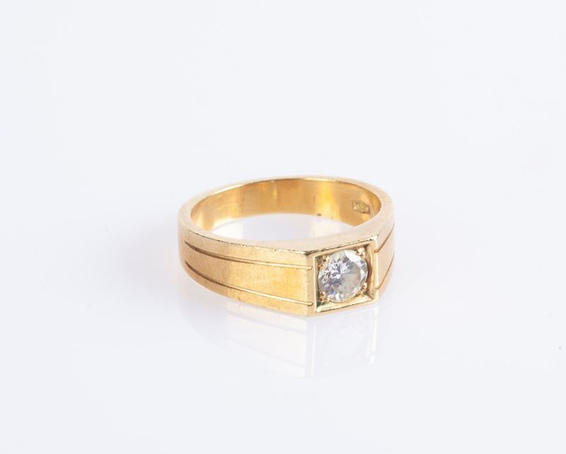 Anello in Oro e Brillante