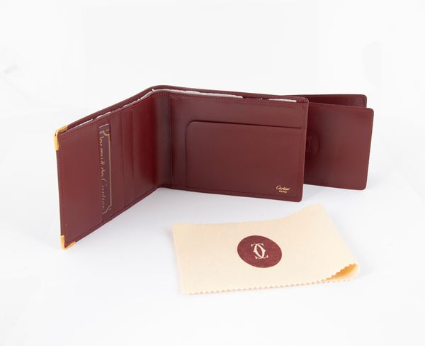 Cartier Must de - Portafoglio in cuoio Ref. 73184325