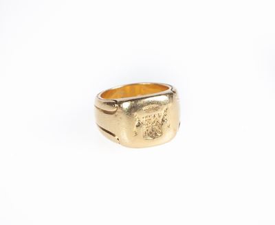 Anello a Sigillo in Oro