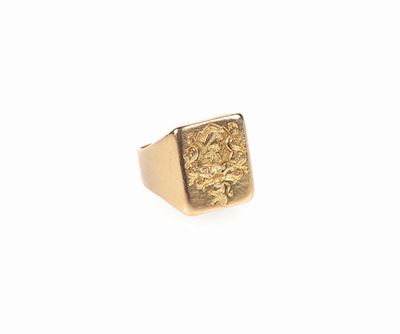 Anello in Oro a Sigillo