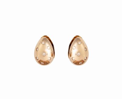 Pomellato Orecchini in Oro e Brillanti