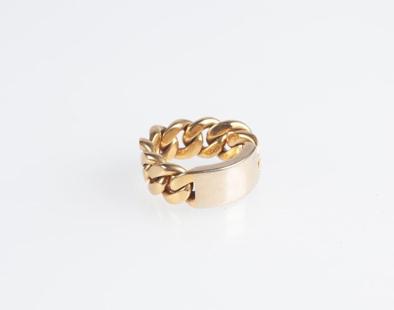Pomellato - Anello Maglia Groumette in Oro
