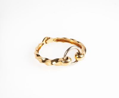 Pomellato - Bracciale Rigido in Oro Giallo e Bianco