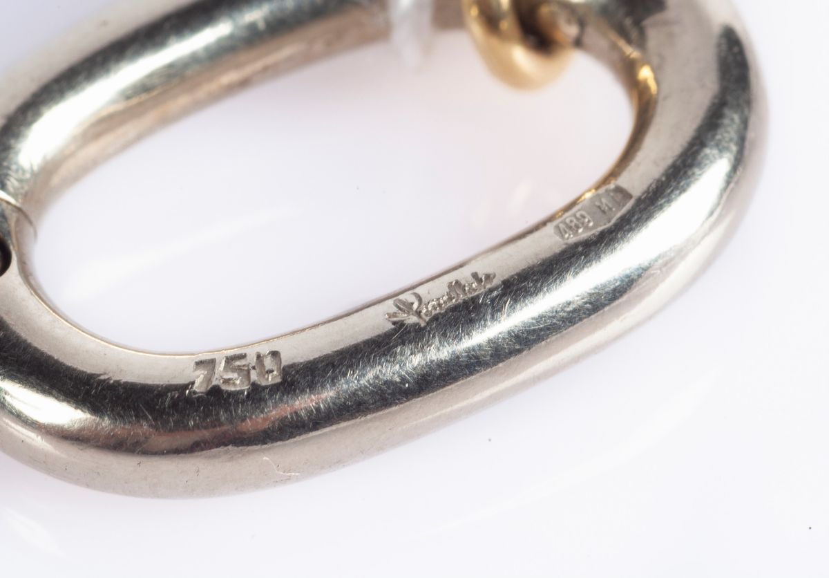 Pomellato - Bracciale a Maglia Groumette in Oro e Brillanti