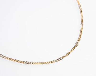 Pomellato - Lunga Catena in Oro Giallo e Bianco