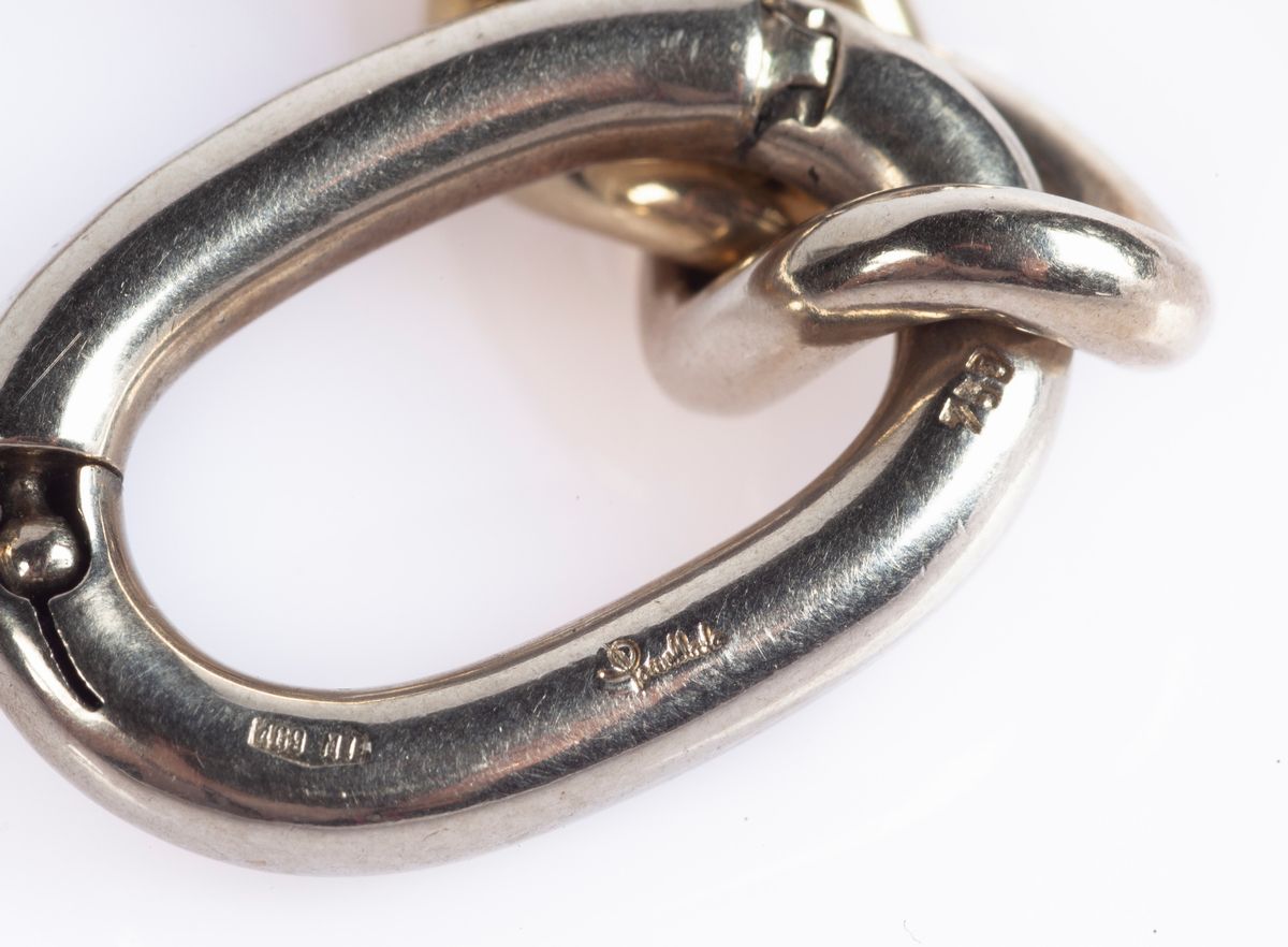 Pomellato - Bracciale a Maglie in Oro Giallo e Bianco