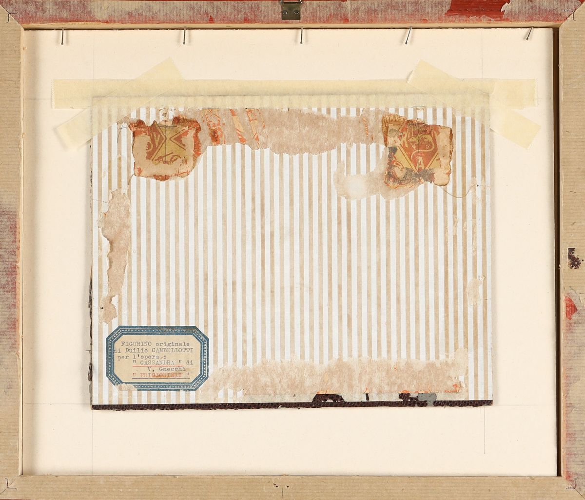 Duilio Cambellotti - Prigionieri - Studio per L'opera Cassandra di V. Gnecchi