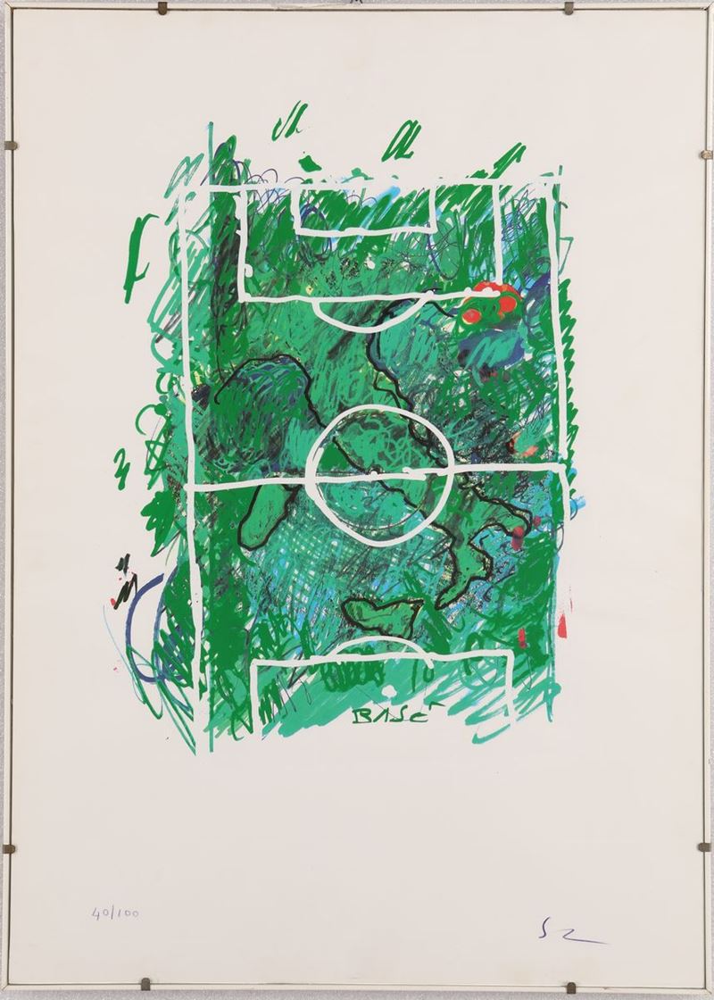 Mario Schifano - Campo di Calcio