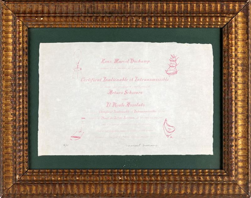 Marcel Duchamp - Senza Titolo