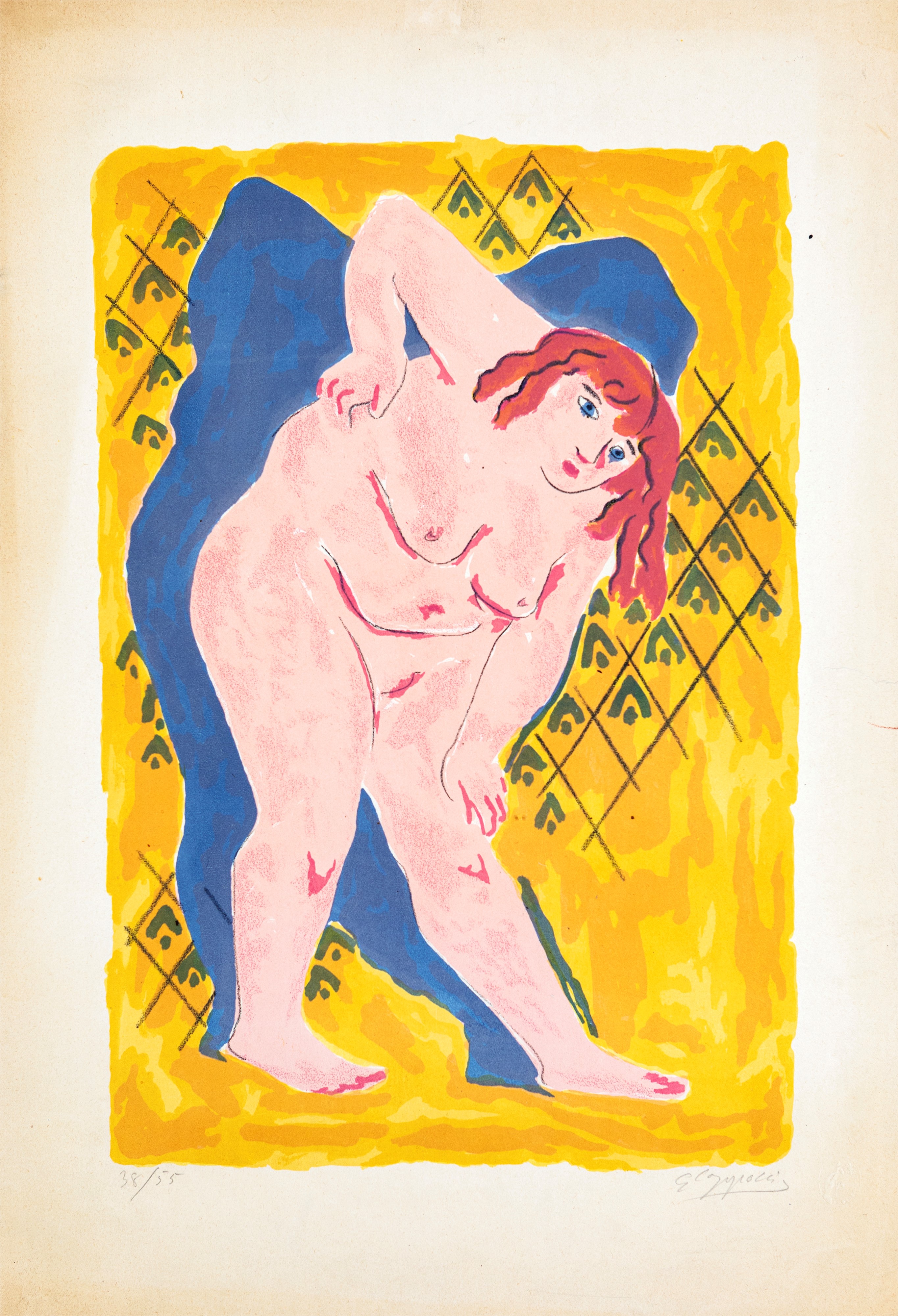 Giuseppe Capogrossi - Nudo di Donna