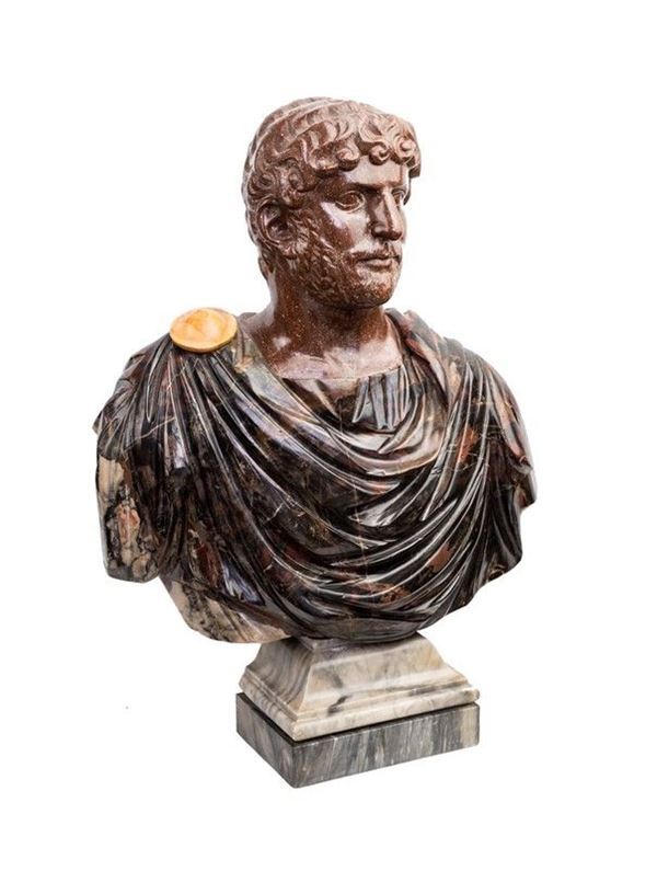BUSTO RAFFIGURANTE L&#39;IMPERATORE ADRIANO
