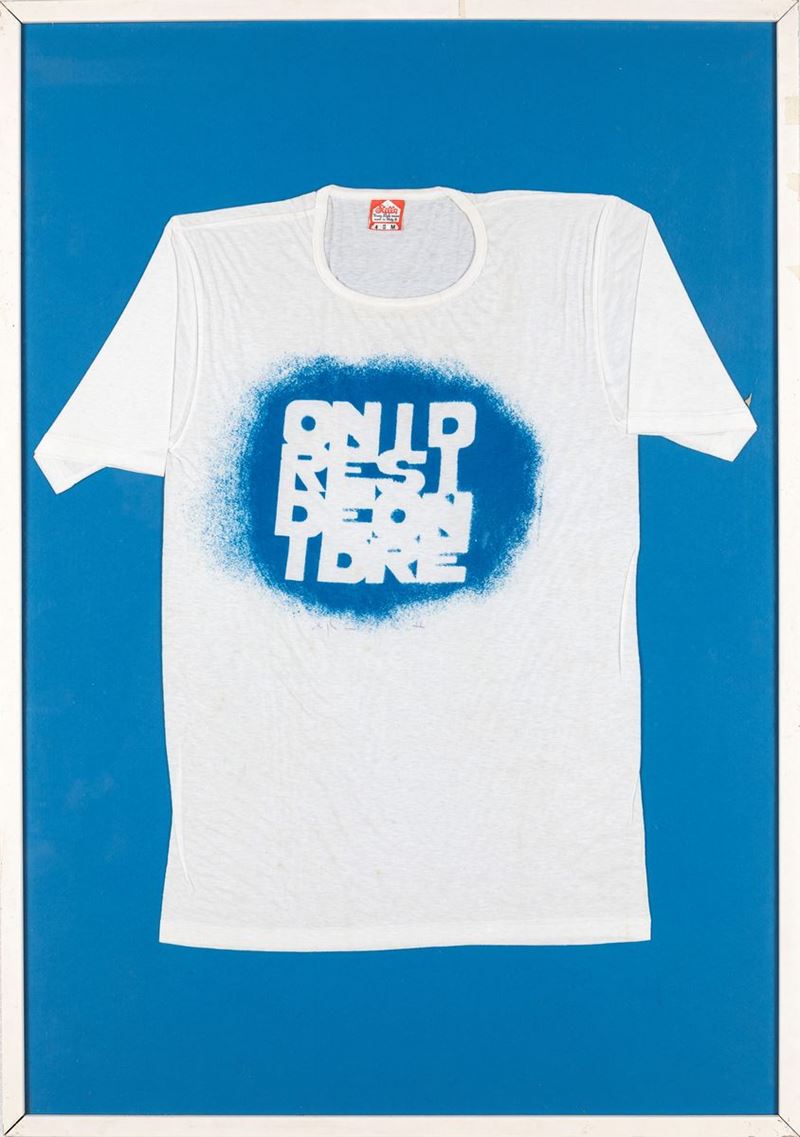 Alighiero Boetti - T-shirt e Progetto