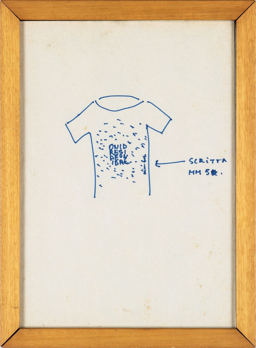 Alighiero Boetti - T-shirt e Progetto