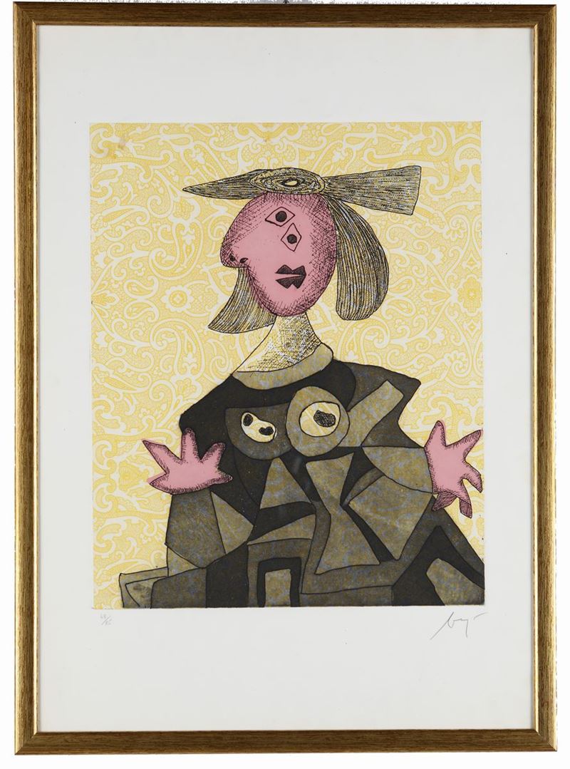Baj Enrico - Femme D'apres Picasso