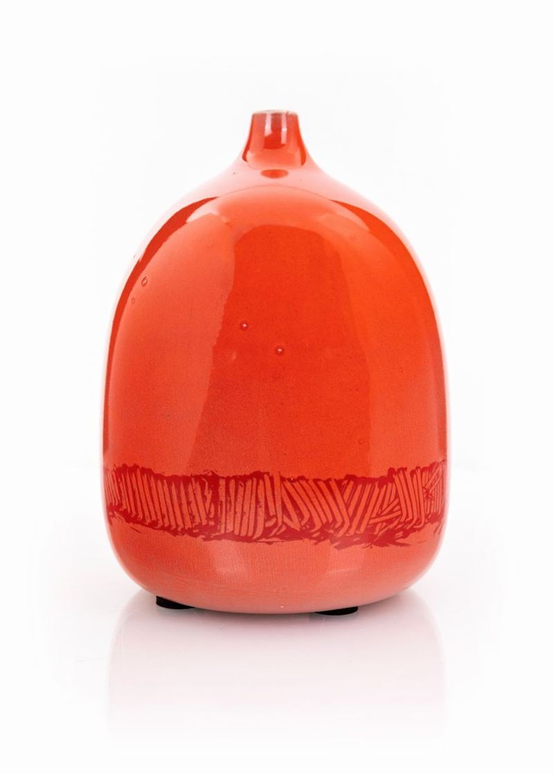 Emilio Scanavino - Vaso in Ceramica