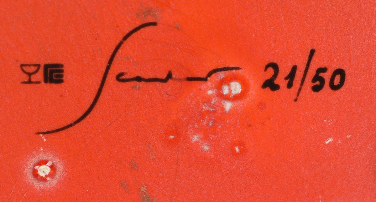 Emilio Scanavino - Vaso in Ceramica