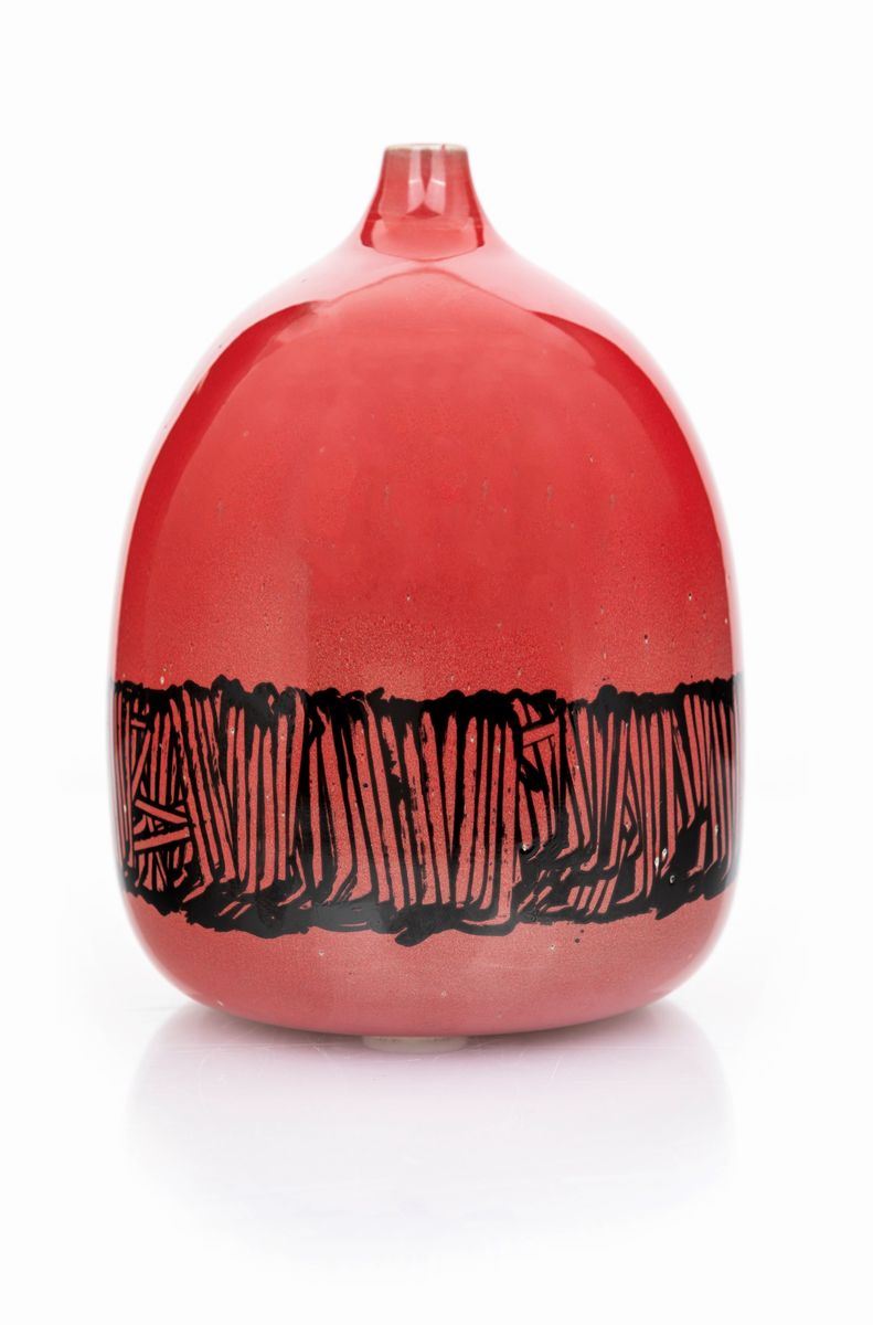 Emilio Scanavino - Vaso in Ceramica